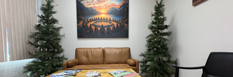 Greenville Rancheria Community Resource Center waiting room